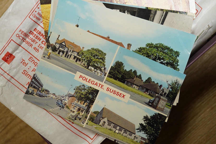 A collection of postcards; East Sussex, Condition - variable